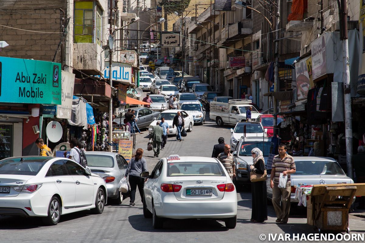 Traffic congestion, Amman, Jordan