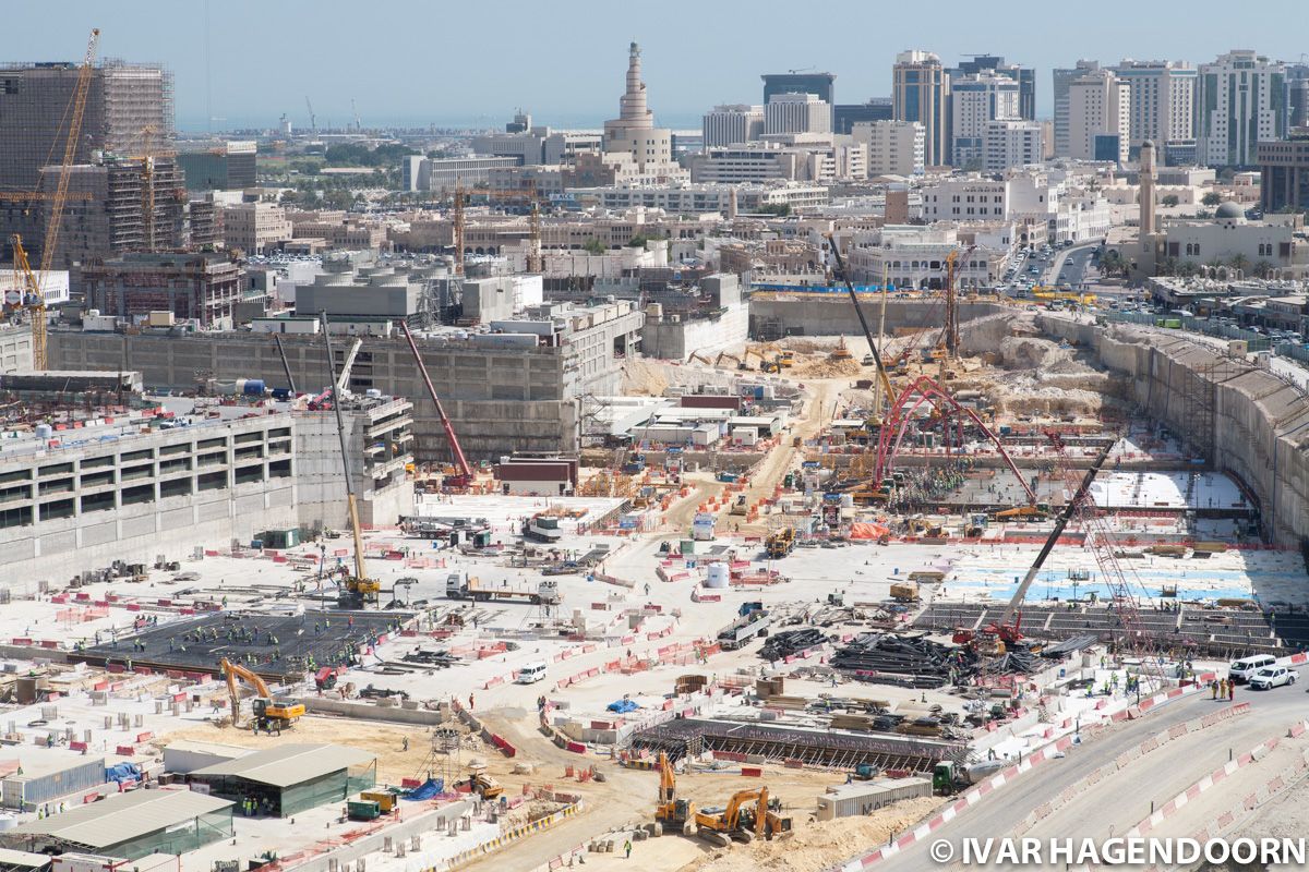 Construction site, Doha