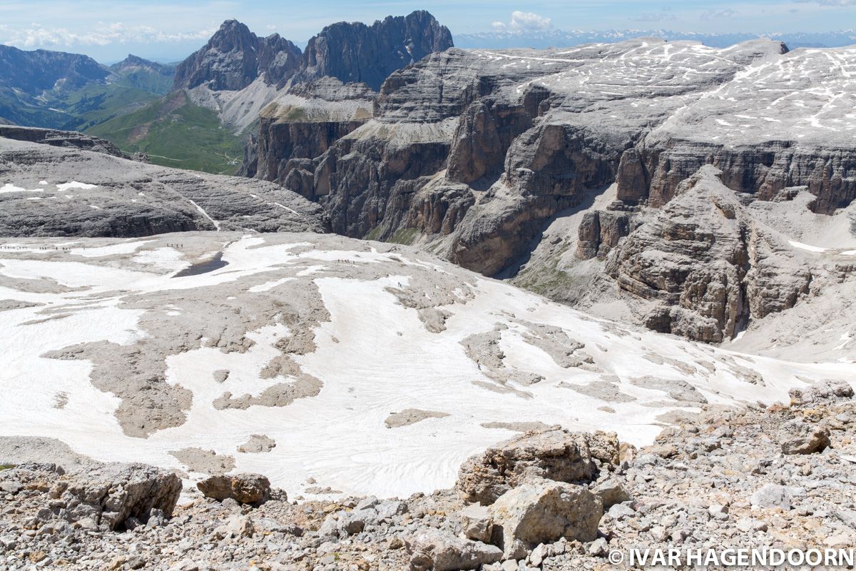 The view from Piz Boè