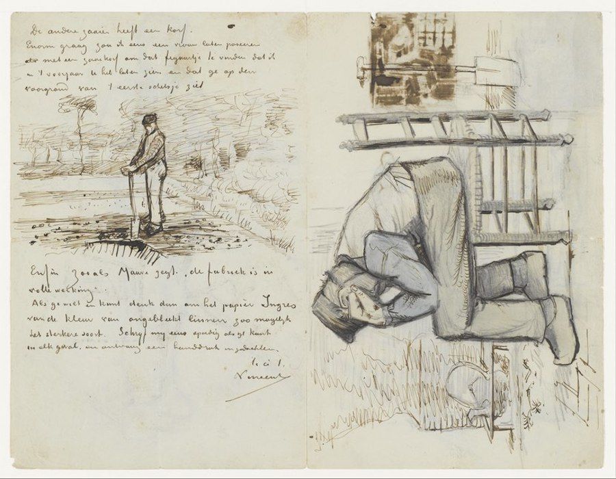 A letter by Vincent van Gogh