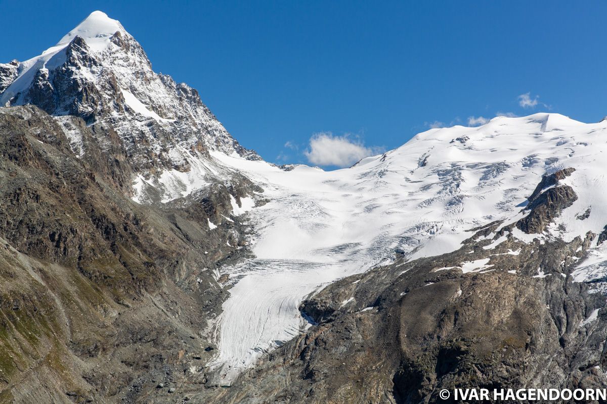 Piz Roseg and Sella Glacier